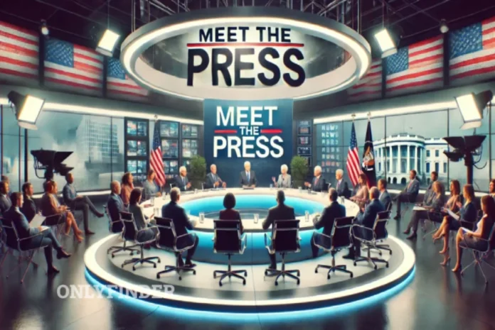Guests and discussions on meet the press s76e46, highlighting major news and expert insights.
