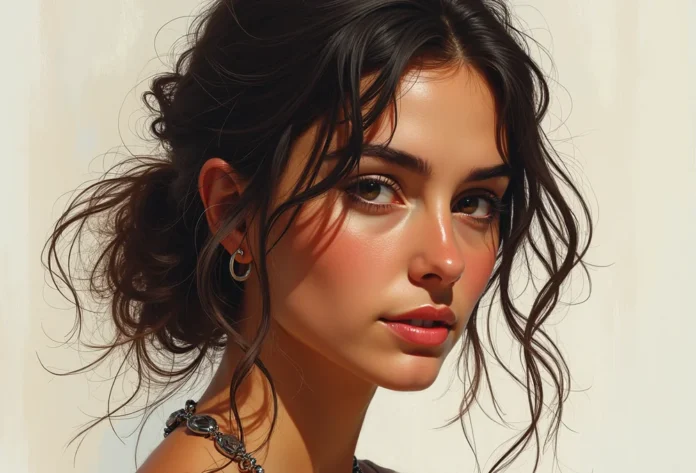 Alyson H. Belcourt art featuring bold colors and intricate Indigenous-inspired patterns