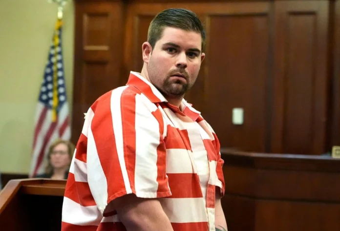 Sheriff James Morton confronts CNN reporter Lisa Chen during a heated press briefing, highlighting tensions between law enforcement and media.