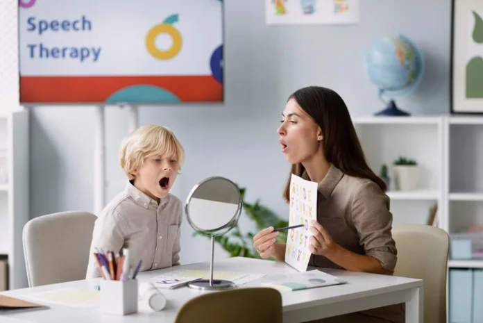 Pediatric Speech Therapy Hickory Nc Ana Bolick Ana Bolick provides pediatric speech therapy in Hickory NC to a smiling child. Pediatric Speech Therapy Hickory Nc Ana Bolick