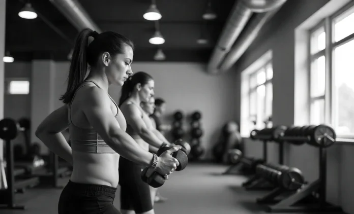 Delta Fitness Authority Person doing strength and cardio exercises representing Delta Fitness Authority’s smarter workout and wellness approach.