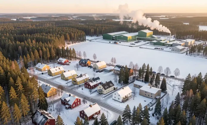 Bodenxt sustainable regional development in Boden northern Sweden with green industry and community housing